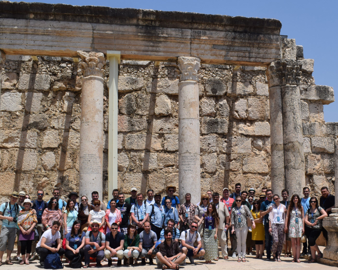 A kapernaumi zsinagógában