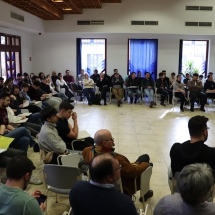 A berekfürdői csendesnapok résztvevői